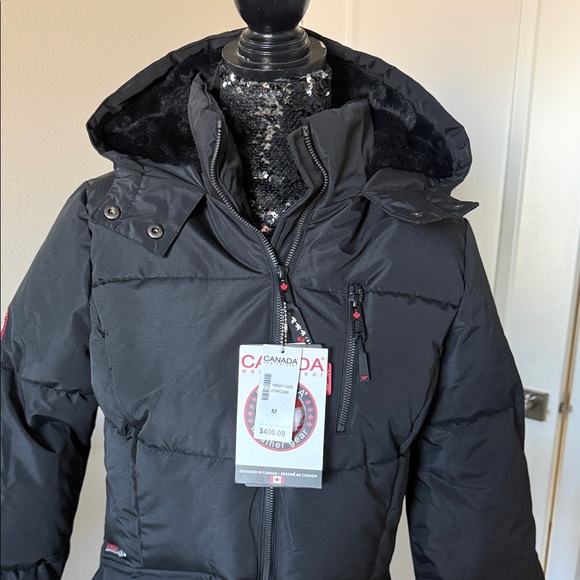 Canada Weather gear  Women's Black Puffer Coat - Picture 2 of 8
